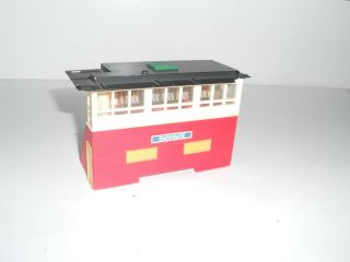 Triang Hornby R.  145 Signal Box.  Oo Scale.  Minor Damage & Missing Chimney.  No Box