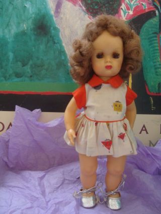 Vintage Doll Terri Lee 10 ",  In Tagged Costume,  American