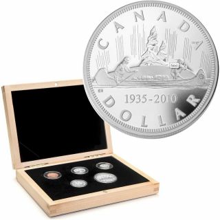 Voyageur Dollar - 2010 Canada Limited Edition Proof Set Of Coins