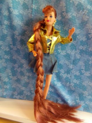 Barbie 1995 Jewel Hair Mermaid Midge In Fashion Avenue