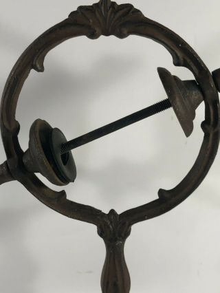 Cast Iron Sundial Armillary Vintage Antique Metalware Arrow 2
