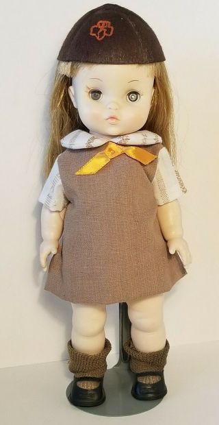 Vintage Effanbee Girl Scouts Brownie Doll Blonde Hair Uniform