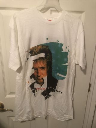 Vintage 1991 Rod Stewart Vagabond Heart Tour T Shirt Tee Mens Xl Never Worn