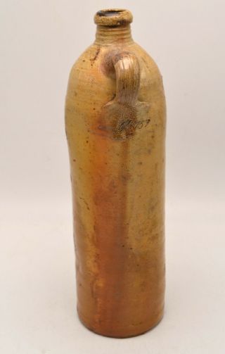 Antique Clay Stoneware Bottle NIEDER SELTERS NASSAU GERMANY Mineral Water 1800s 3