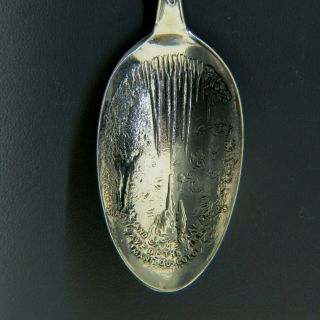 Antique Colorado Cave Sterling Souvenir Spoon 1890 