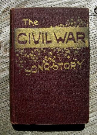 1889 CIVIL WAR Scrapbook U.  S.  Military Union Confederate Lincoln Slavery Antique 2