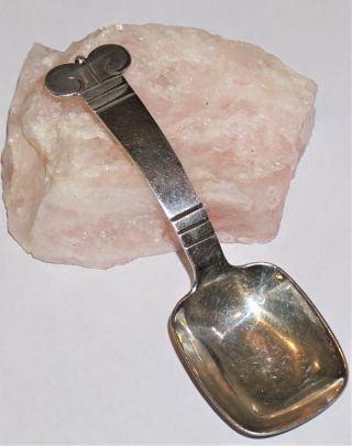 Vintage Hector Aguilar Mexican 940 Ha Sterling Silver Sugar Shovel Spoon Taxco