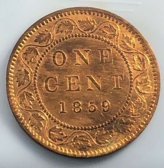 1859 Canada Victoria Large One Cent