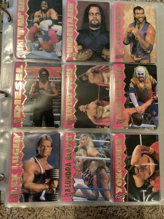 1995 Wwf Action Packed Complete Set