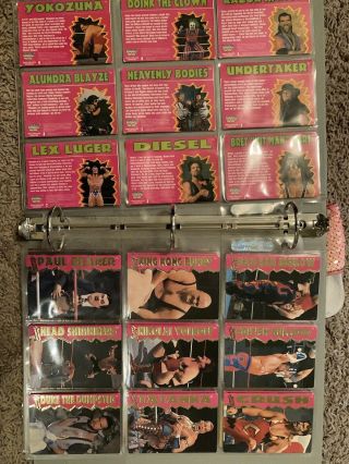 1995 wwf action packed COMPLETE SET 2