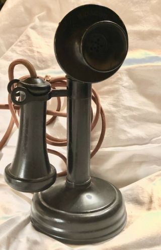 Antique Kellogg Candlestick Telephone Patent Dates 1901 - 1908