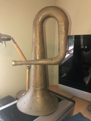 Antique Zobo Brass Marching Band Instrument 1890 