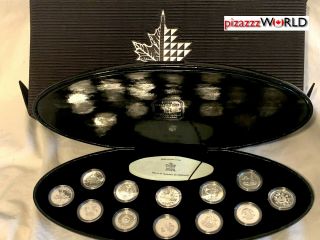 2000 Millennium Sterling Silver Quarter Proof Set - In Clamshell Case