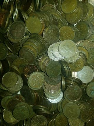 10 Pounds of Copper Canadian Pennies (cents) 98 Copper Bullion 3