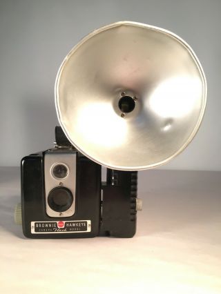 Antique Kodak Brownie Hawkeye Box Camera Flash Model Man Cave Photography