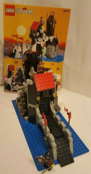 Htf Vintage 1992 Lego Castle 6075 - 1 Wolfpack Tower: 100 Complete W/instruction