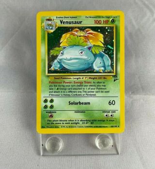 Venusaur 18/130 Holo Lp Pokémon Card Base Set 2