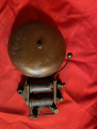 Competition Antique Electric Phone Trolley Fire Alarm Bell Vintage Rusty School 2