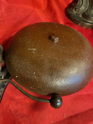 Competition Antique Electric Phone Trolley Fire Alarm Bell Vintage Rusty School 3
