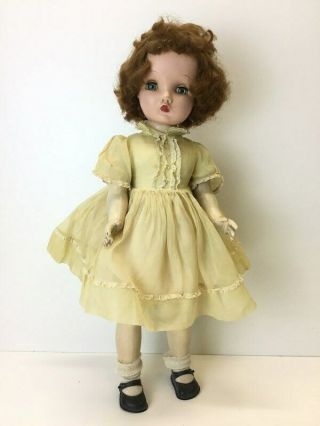 Vintage Madame Alexander Winnie Walker (cissy Face) 25 " Tall Green Eyes Doll