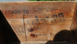 ANTIQUE BALTIMORE CHATTOLANEE SPRING WATER BOTTLE CRATE 3