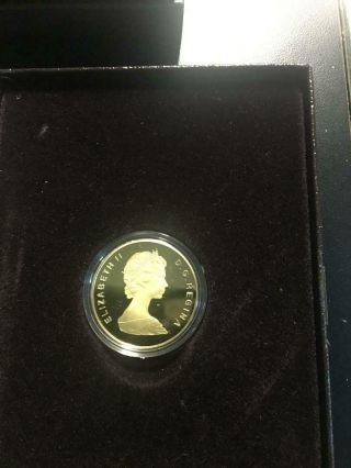 1986 Canada 1/2 Oz Agw Gold Proof $100 Coin