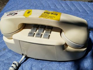 Pac tel Push button Phone Beige Vintage Antique analog telephone princess 3