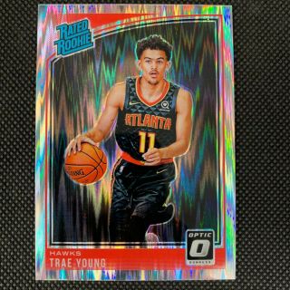 Trae Young Rc 2018 - 19 Panini Optic " Shock " Rated Rookie Card 198 Mint???