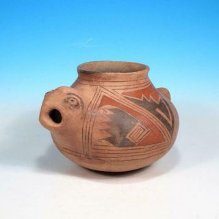 Casas Grandes Antique Mexican Turtle Figural Folk Art Pottery Effigy Bowl