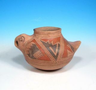 Casas Grandes Antique Mexican Turtle Figural Folk Art Pottery Effigy Bowl 2