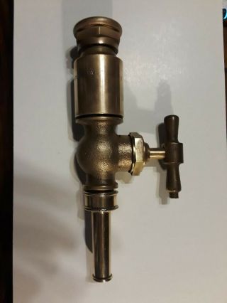Antique Fire Fighting Nozzle,  Akron Brass Mfg.  10 "