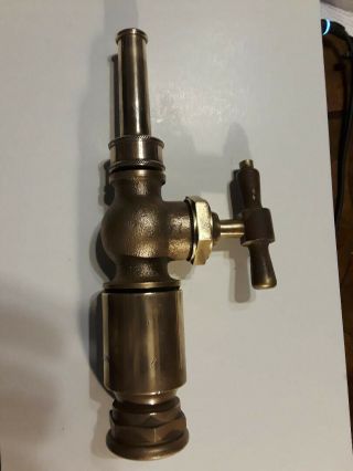 Antique Fire Fighting Nozzle,  Akron Brass MFG.  10 