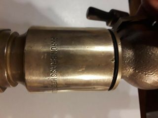 Antique Fire Fighting Nozzle,  Akron Brass MFG.  10 