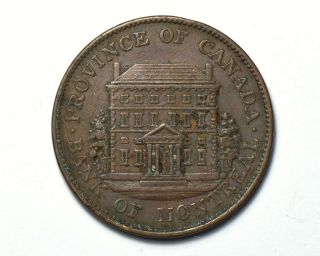 1842 Bank Of Montreal 1/2 Penny Take A Close Look