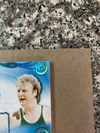 LARRY BIRD - 2019 LEAF - IN THE GAME - AUTO/GAME & NUMBERED 4/5 - 3