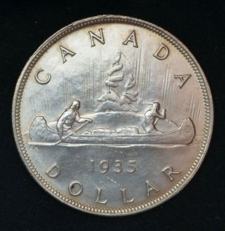 Canada 1935 - Silver Dollar - $1.  00 - (20232)