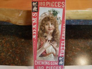 Antique Tutti Frutti Adams Gum Advertusing Store Display