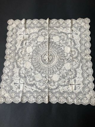 Antique Lace - Maltese Lace Tablecloth