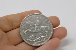 A Fantastic Antique Art Deco C1935 Solid Silver Rocking Horse Crown Coin 105