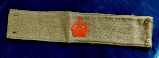 1915 Antique World War 1 Derby Scheme British Army Armband,  No 20788