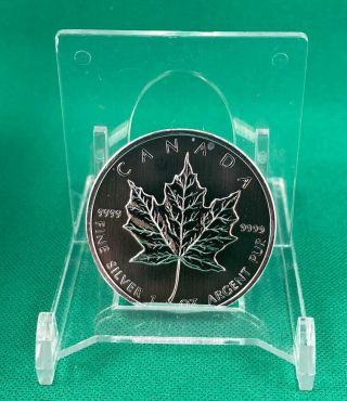 2011 1 Oz.  Canadian Silver Maple Leaf $5 Coin.  9999 Fine Silver From Box