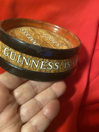 Antique Guinness Stout Porcelain Tip Tray Beer Coaster Great Britain