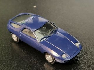Vintage Herpa Porsche 928 (blue) - 1:87 Ho Scale