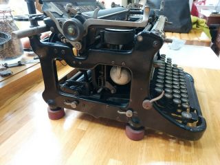 Antique Continental Wanderer typewriter,  1920s? Spares or repairs.  See photos. 3