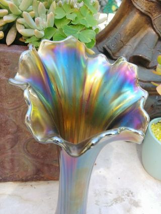 Antique Fenton Carnival Glass Vase 2