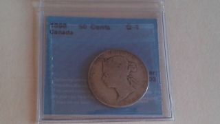 1898 Canada Silver 50 Cents G - 4 Cccs