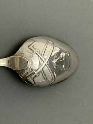 Fox Hunting Silver Spoon Sheffield 1922