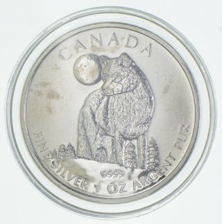 Better Date - 2011 Canada $5 - 1 Oz.  Silver Timber Wolf - Silver 065