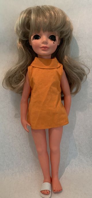 Alta Moda Furga 17” Simona S Girls Vintage Doll 1960s 60s Mod Italy W/ Outfit