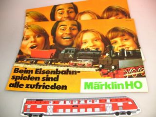 U375 - 0,  5 Märklin/marklin H0 Werbung/prospekt 1973 D Dm Neuwertig